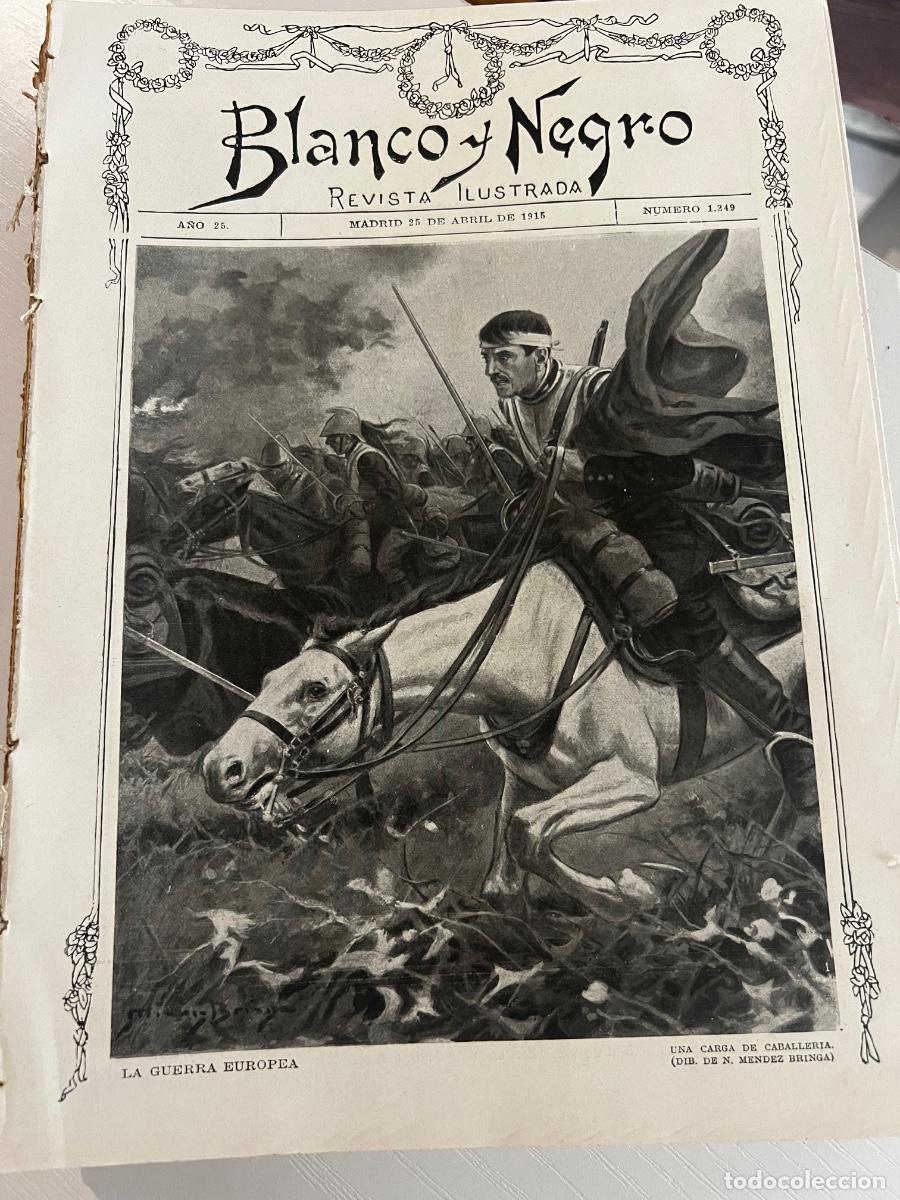 Coleccionismo de revistas y peri&oacute;dicos: BLANCO Y NEGRO. N&ordm; 1249. A&Ntilde;O 1915. NUEVOS OMNIBUS MILITARES FRANCESES. SOLDADOS INGLESES. MANUEL BEN