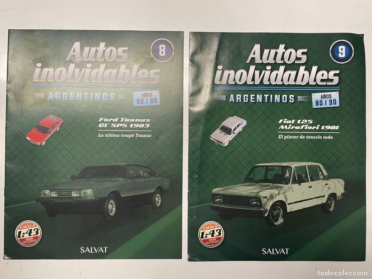 Coleccionismo de revistas y peri&oacute;dicos: Lote 2 fasc&iacute;culos de Autos Inolvidables Argentinos (A&ntilde;os 80/90) = n&ordm;s 8 y 9 (Idioma espa&ntilde;ol)