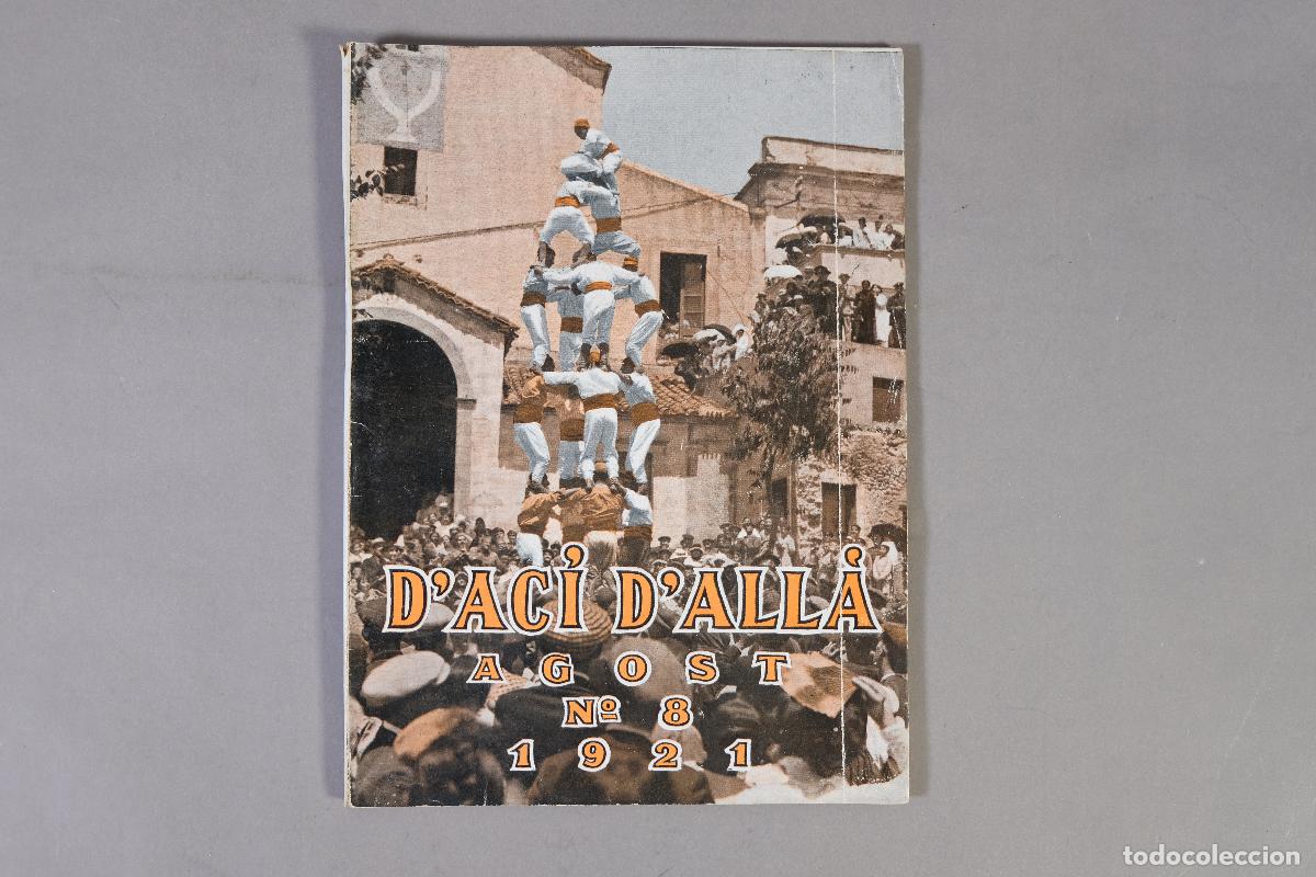 Coleccionismo de revistas y peri&oacute;dicos: D'Ac&iacute; d'All&agrave;. N&ordm; 8, agost - Editorial Catalana, 1921.