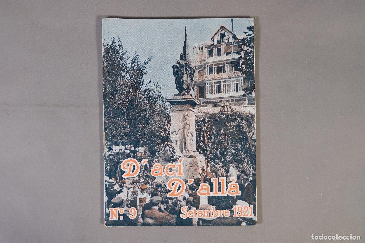 Coleccionismo de revistas y peri&oacute;dicos: D'Ac&iacute; d'All&agrave;. N&ordm; 9, setembre - Editorial Catalana, 1921.