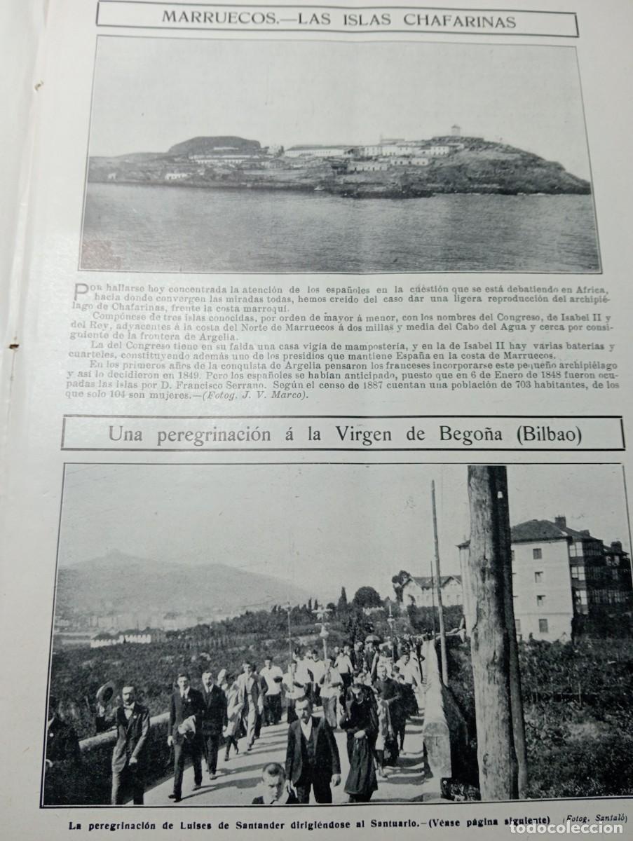 Coleccionismo de revistas y peri&oacute;dicos: REVISTA A&Ntilde;O 1909 CUEVA DEL MURCIELAGO SAN JUAN DE SEGORBE ISLAS CHAFARINAS VIRGEN DE BEGO&Ntilde;A