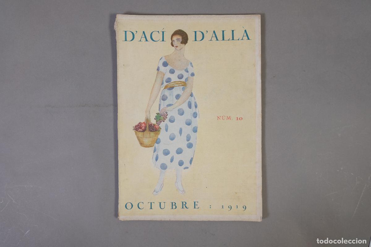 Coleccionismo de revistas y peri&oacute;dicos: D'Ac&iacute; d'All&agrave;. N&ordm; 10, octubre - Editorial Catalana, 1919.