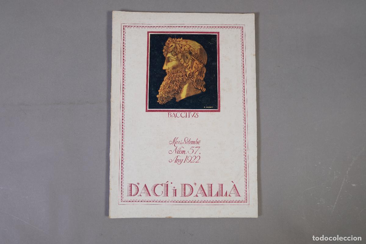Coleccionismo de revistas y peri&oacute;dicos: D'Ac&iacute; i D'All&agrave;. N&ordm; 57, setembre - Editorial Catalana, 1922.