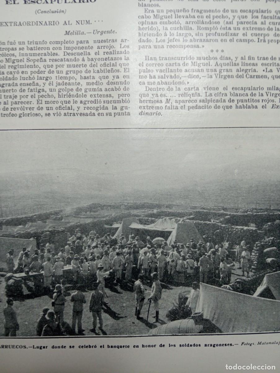 Coleccionismo de revistas y peri&oacute;dicos: REVISTA A&Ntilde;O 1909 ORFEO DE SANS POESIA EN ECIJA EXPOSICION DE VALENCIA GUERRA EN MARRUECOS