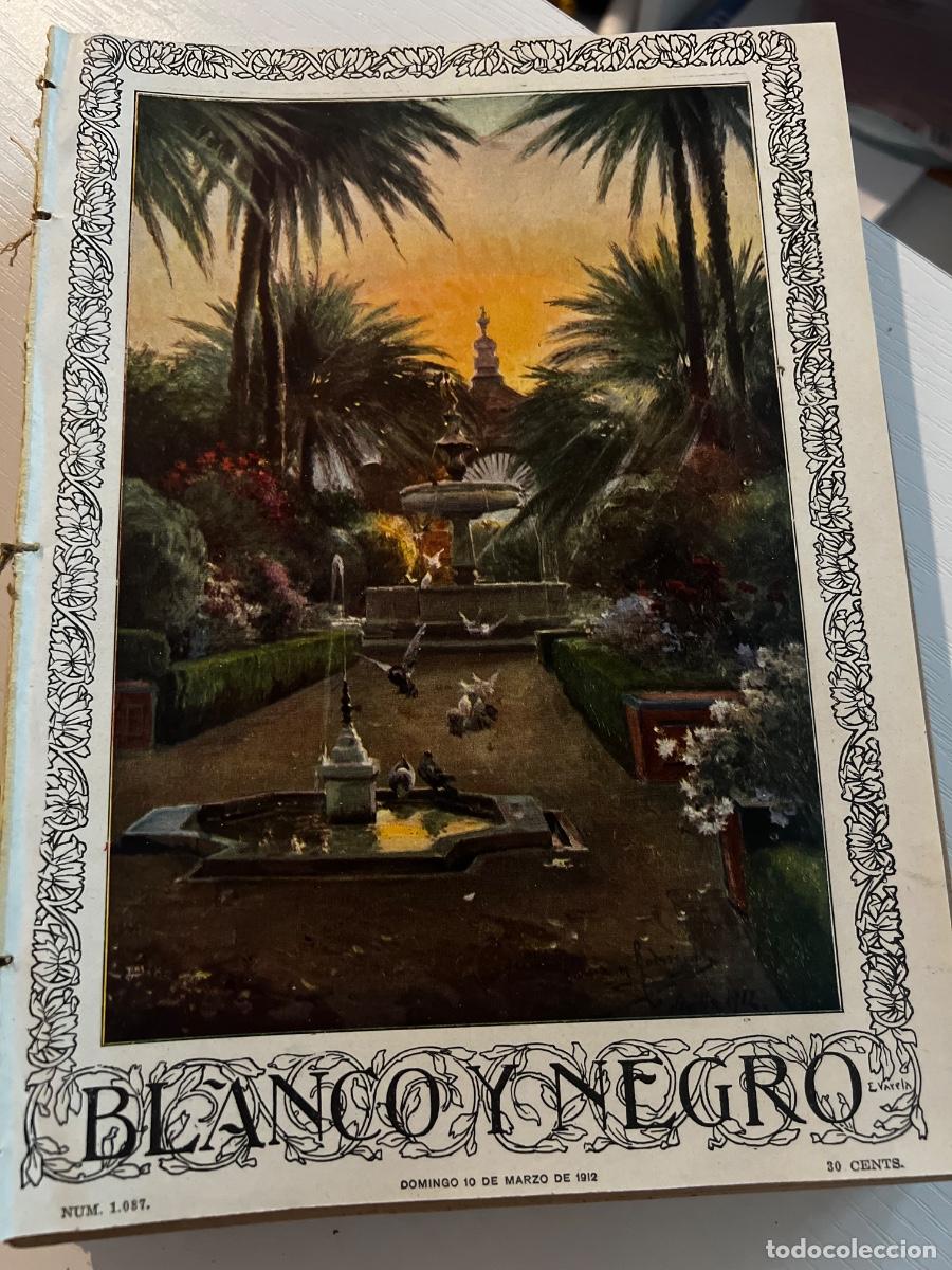 Coleccionismo de revistas y peri&oacute;dicos: BLANCO Y NEGRO. N&ordm; 1087. A&Ntilde;O 1912. EL PARLAMENTO ITALIANO. SOLEMNIDAD MILITAR EN TOLEDO. LA C.. LEER