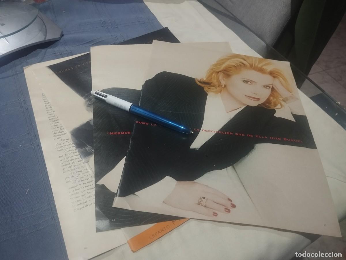 Coleccionismo de revistas y peri&oacute;dicos: CATHERINE DENEUVE CLIPPING RECORTE REVISTA 5 PAGINAS 1996