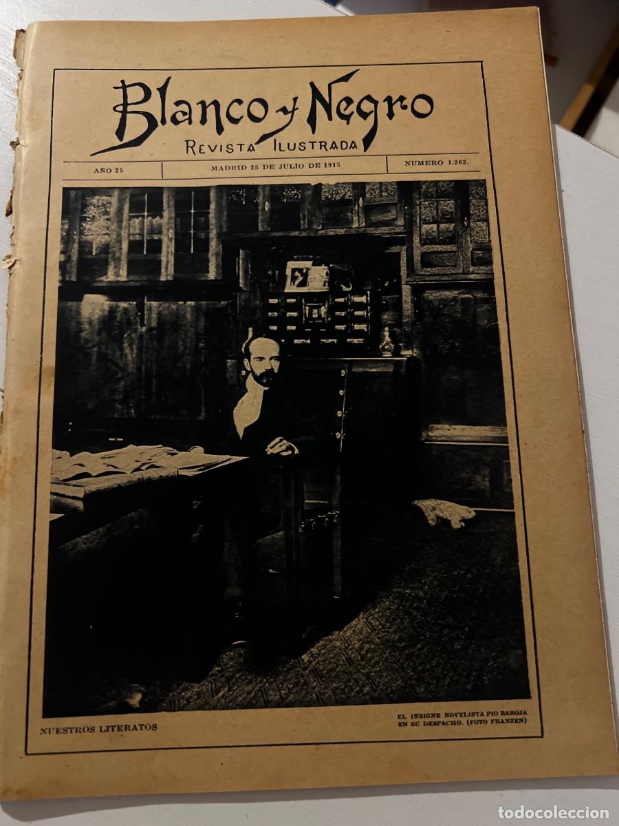 Coleccionismo de revistas y peri&oacute;dicos: BLANCO Y NEGRO. N&ordm; 1262. A&Ntilde;O 1915. CATEDRALES EUROPEAS. SOLDADOS ESPA&Ntilde;OLES EN MARRUECOS. LONDRES