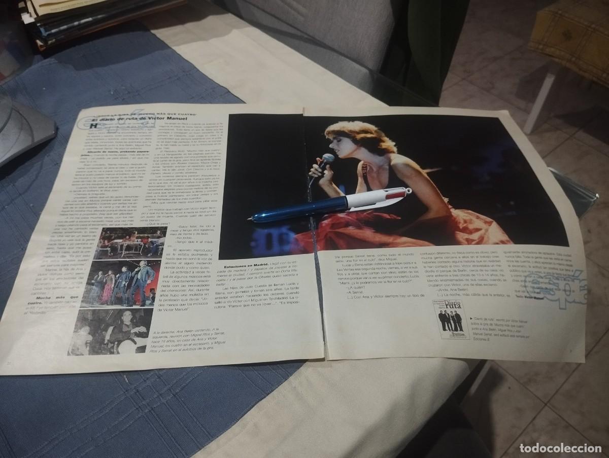 Coleccionismo de revistas y peri&oacute;dicos: ANA BELEN, MIGUEL RIOS, SERRAT, VICTOR MANUEL CLIPPING RECORTE REVISTA 2 P&Aacute;GINAS 1996