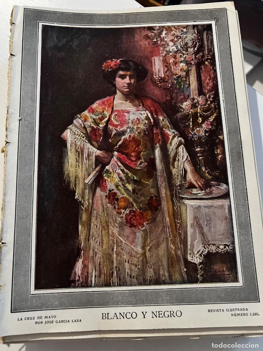 Coleccionismo de revistas y peri&oacute;dicos: BLANCO Y NEGRO. N&ordm; 1095. A&Ntilde;O 1912. LA TRAGEDIA DE CHOISY LE ROI. FESTIVAL BALEAR EN BARCELONA.. LEER
