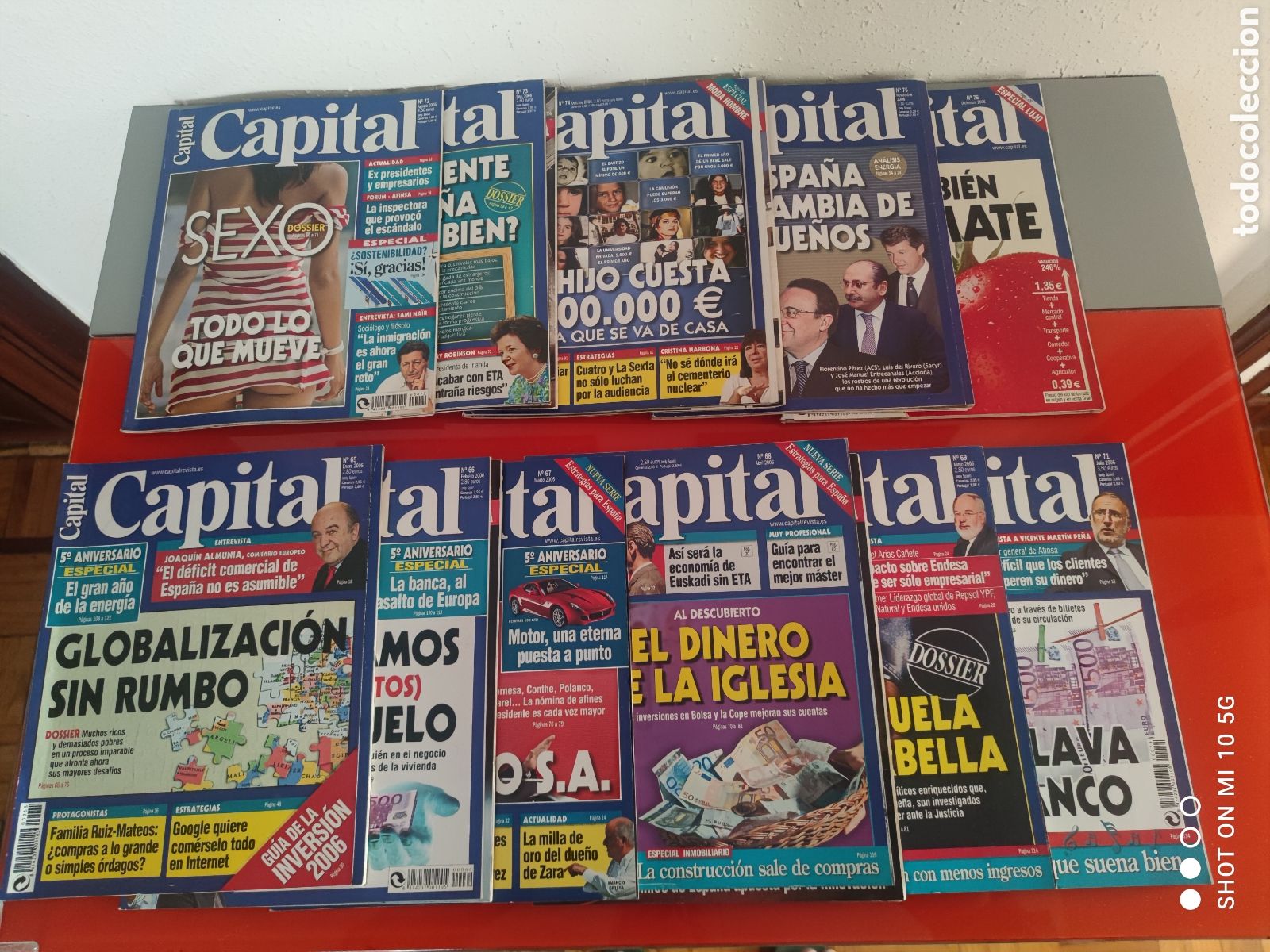 Coleccionismo de revistas y peri&oacute;dicos: Gran Lote 2 a&ntilde;os revista CAPITAL(2006 y 2007) + Suplementos -Faltan 2 N&uacute;meros