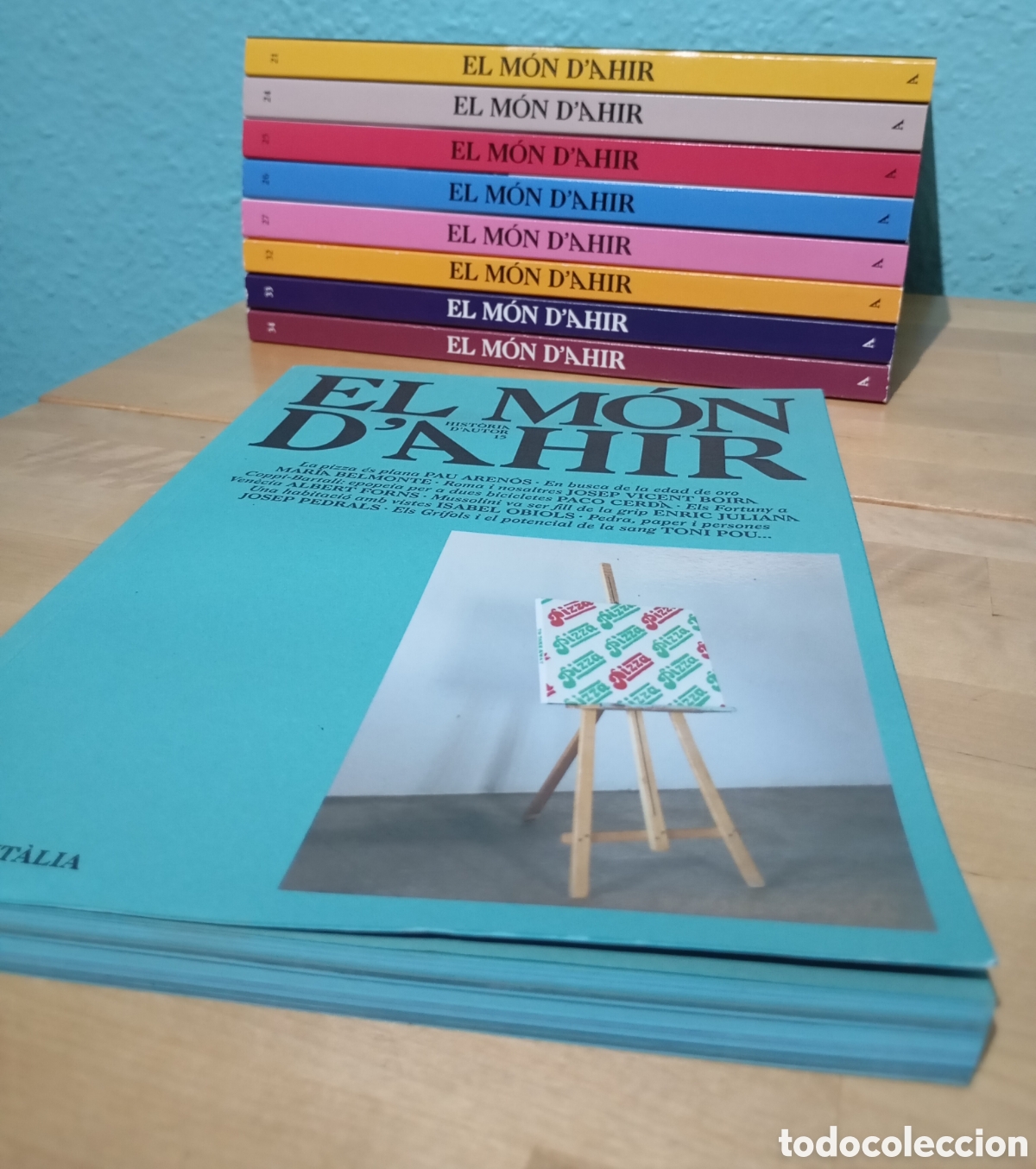 Coleccionismo de revistas y peri&oacute;dicos: 9 volums El Mon d'Ahir. Hist&ograve;ria d'Autor 15, 21, 24, 25, 26, 27, 32, 33 i 34 Minor&iacute;a Absoluta