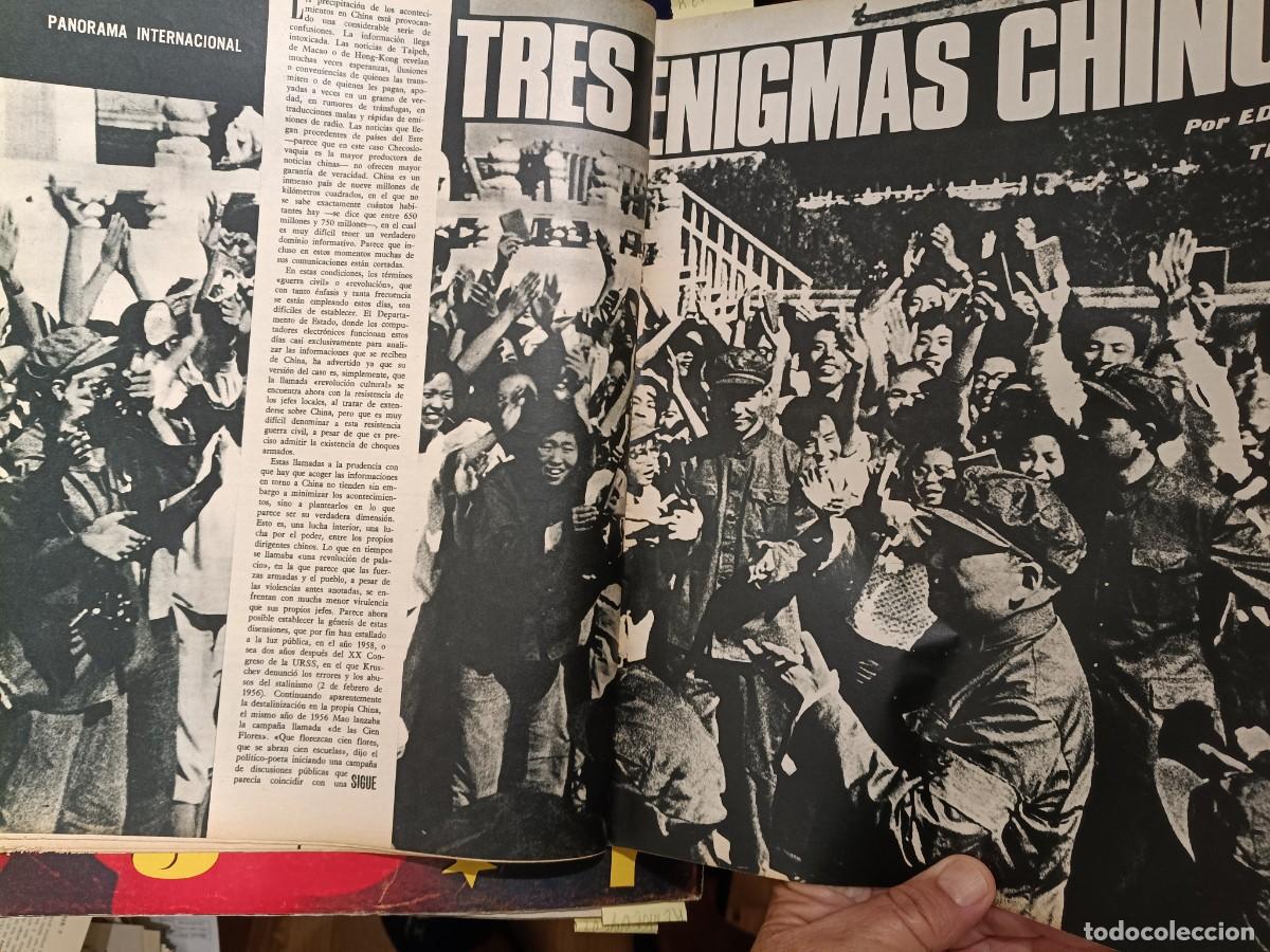 Coleccionismo de revistas y peri&oacute;dicos: CRISIS EN CHINA, GUARDIAS ROJOS E INICIO DE REVOLUCI&Oacute;N CULTURAL REPORTAJE 6 P&Aacute;GINAS DE TRIUNFO 1967