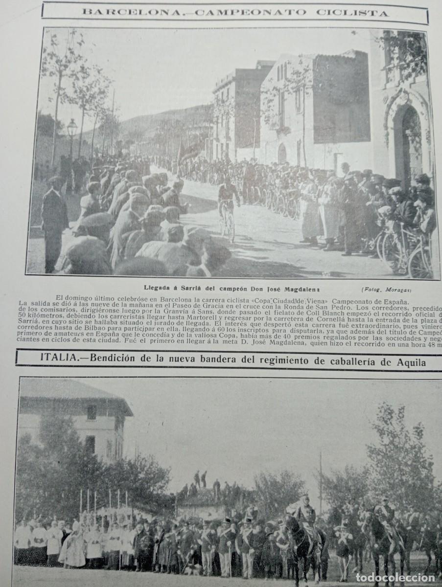 Coleccionismo de revistas y peri&oacute;dicos: REVISTA A&Ntilde;O 1909 LEBRIJA ORIHUELA SANTUARIO DE FUENSANTA VIRGEN DE LA LUZ CARRERA CICLISTA DE SARRIA