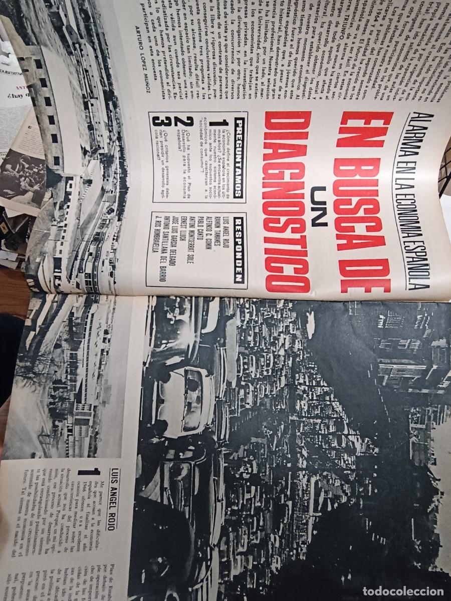 Coleccionismo de revistas y peri&oacute;dicos: ECONOM&Iacute;A ESPA&Ntilde;OLA, TAMAMES. COMIN, LLUCH, GARCIA DELGADO, CANTO, ROJO... 13 P&Aacute;GINAS DE TRIUNFO 1967