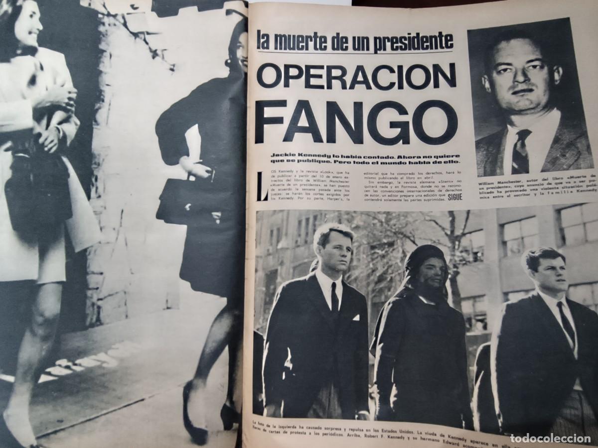 Coleccionismo de revistas y peri&oacute;dicos: OPERACI&Oacute;N FANGO SOBRE EL ASESINATO DE KENNEDY. 4 P&Aacute;GINAS DE TRIUNFO 1967