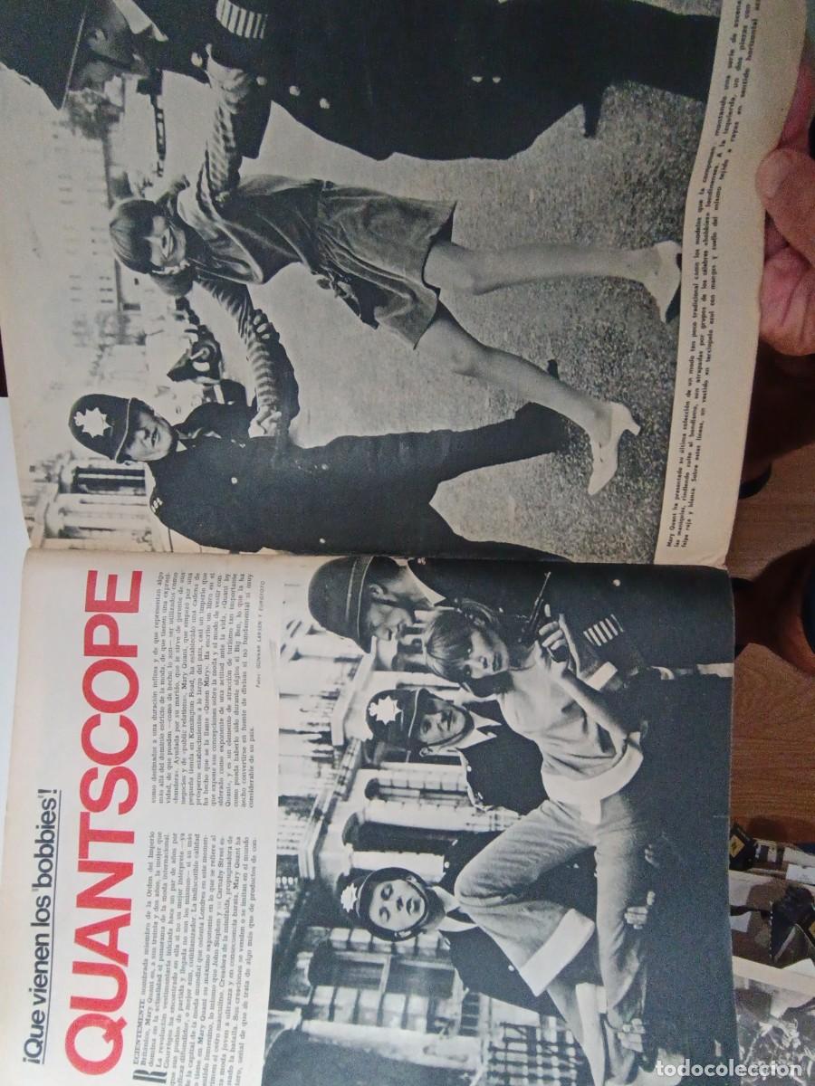 Coleccionismo de revistas y peri&oacute;dicos: MARY QUANT, REINA DE LA MODA INTERNACIONAL. REPORTAJE GR&Aacute;FICO. 4 P&Aacute;GINAS DE TRIUNFO 1967