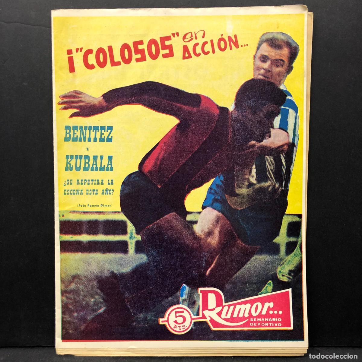 Coleccionismo de revistas y peri&oacute;dicos: REVISTA - RUMOR, SEMANARIO DEPORTIVO - A&Ntilde;O I - N&ordm;26 - COLOSOS EN ACCI&Oacute;N - U. D. L&Eacute;RIDA / 1293