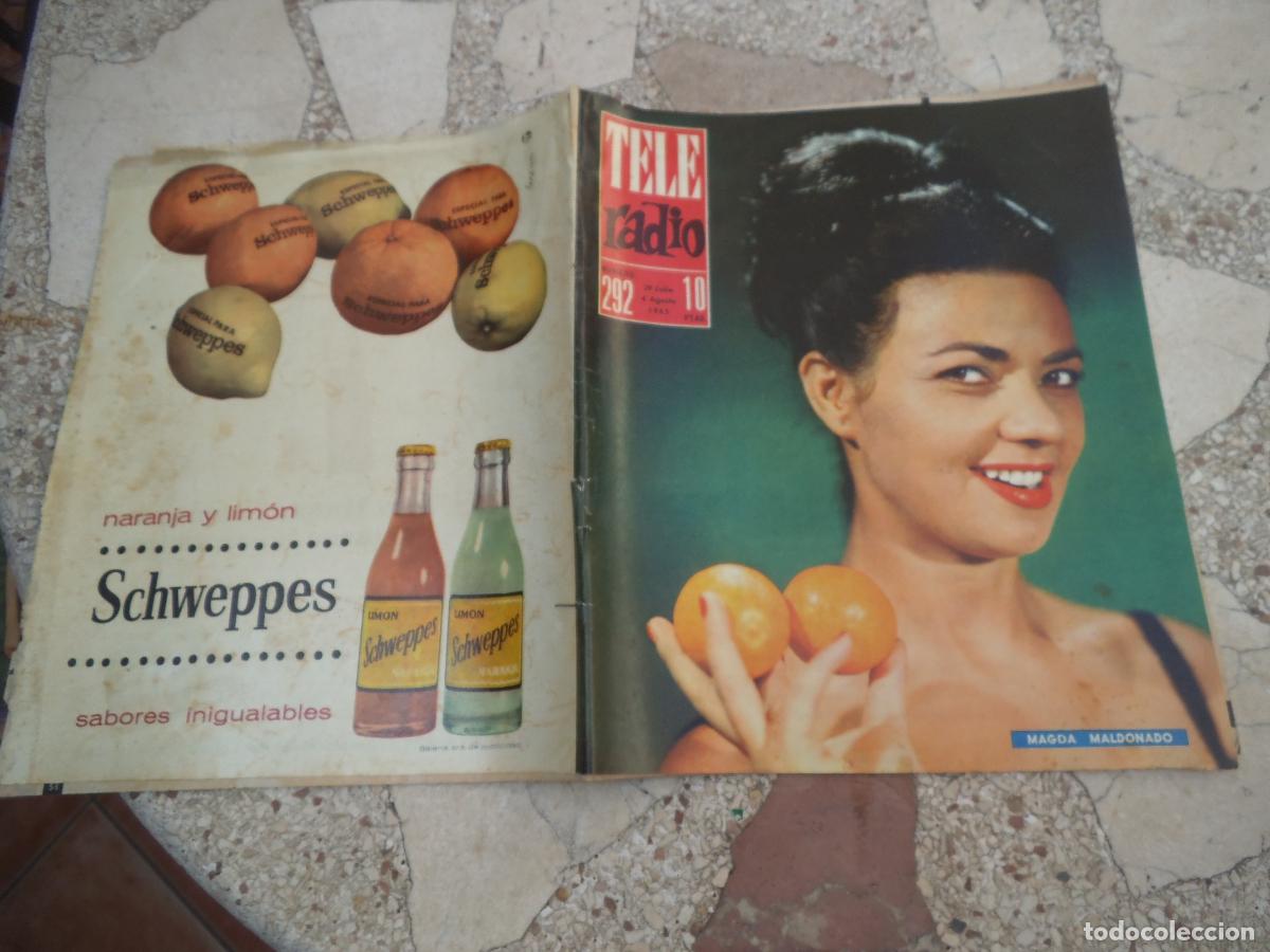 Collection Magazines and Newspapers: tele radio n&ordm; 292, 1963, magda maldonado, el concertino de torre bruno, festival espa&ntilde;ol de la canci
