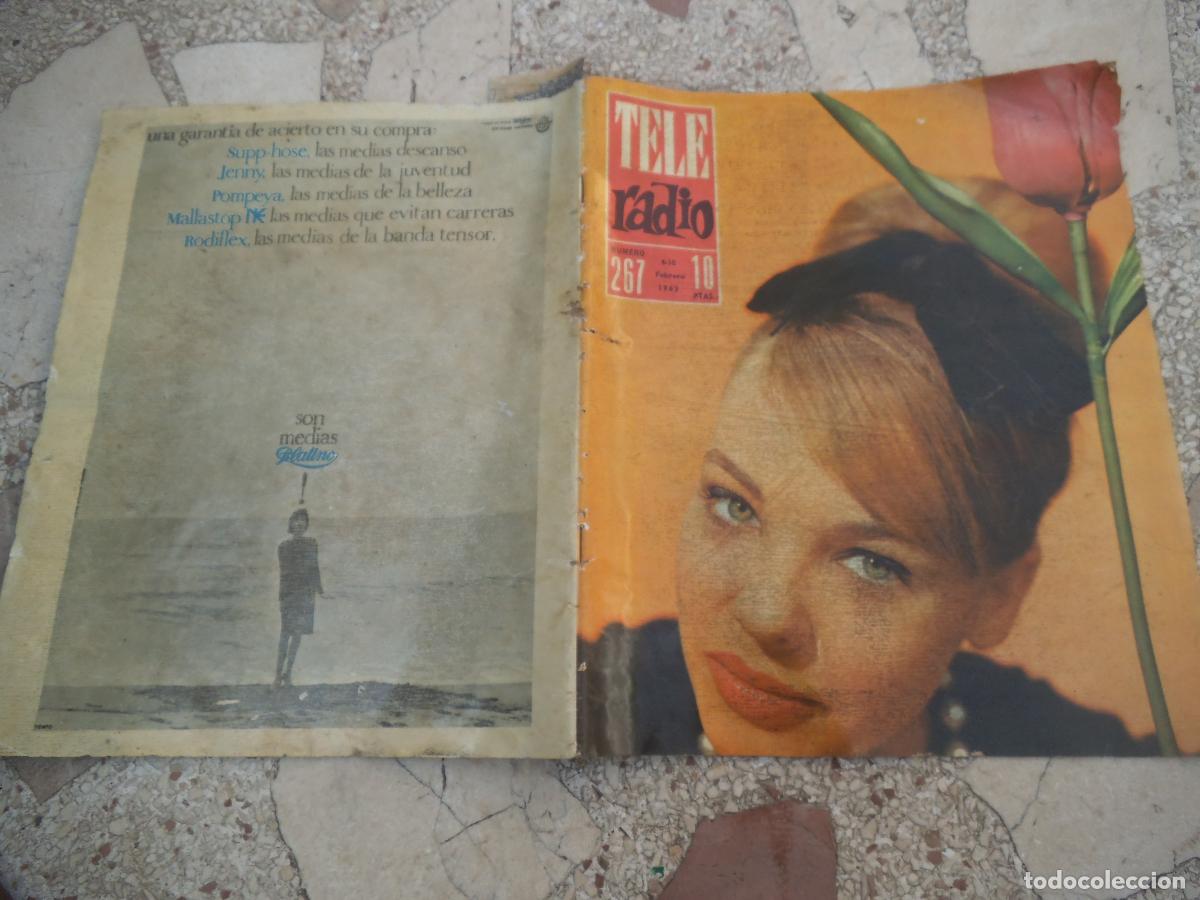 Coleccionismo de revistas y peri&oacute;dicos: TELE RADIO N&ordm; 267, 1963,PALOMA VALDES, DINA LOY, SUMMERS, JULIA GUTIERREZ CABA, LA ESGRIMA TV