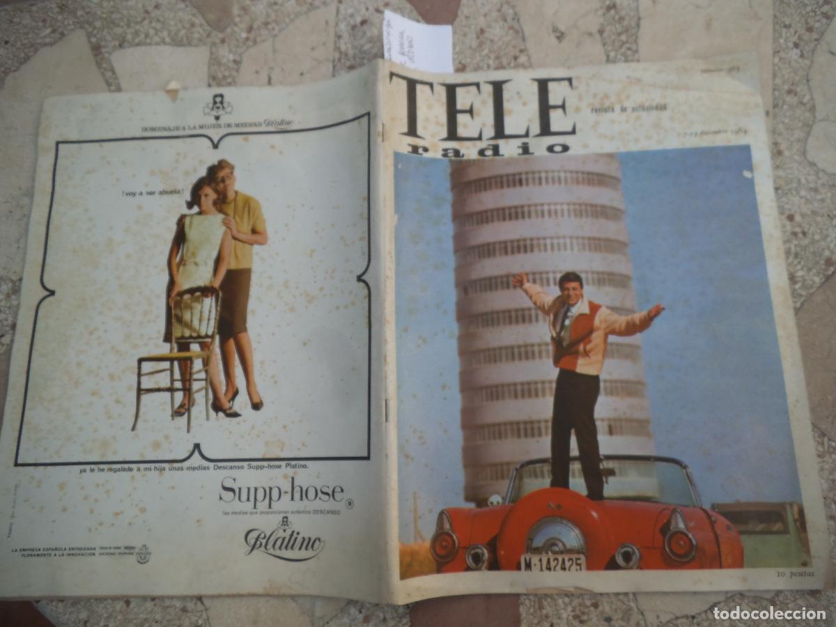 Coleccionismo de revistas y peri&oacute;dicos: tele radio n&ordm; 363, 1963, television educativa, zunzunegi, sofia loren v lady y jeanne moreau,