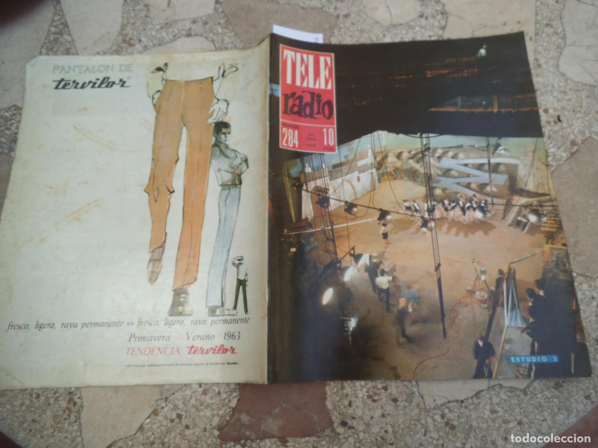 Coleccionismo de revistas y peri&oacute;dicos: tele radio n&ordm; 284, 1963, nuria torray, gabriel iba&ntilde;ez, estudio 3