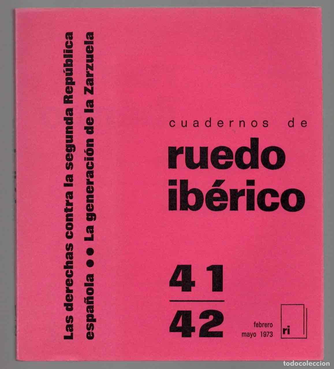 Coleccionismo de revistas y peri&oacute;dicos: CUADERNOS DE RUEDO IB&Eacute;RICO. N&ordm; 41/42 FEBRERO MAYO 19673