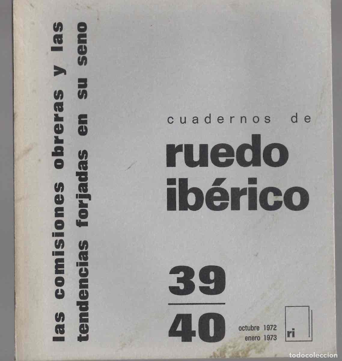 Coleccionismo de revistas y peri&oacute;dicos: CUADERNOS DE RUEDO IB&Eacute;RICO. N&ordm; 39/40 OCTUBRE 1972 ENERO 1973