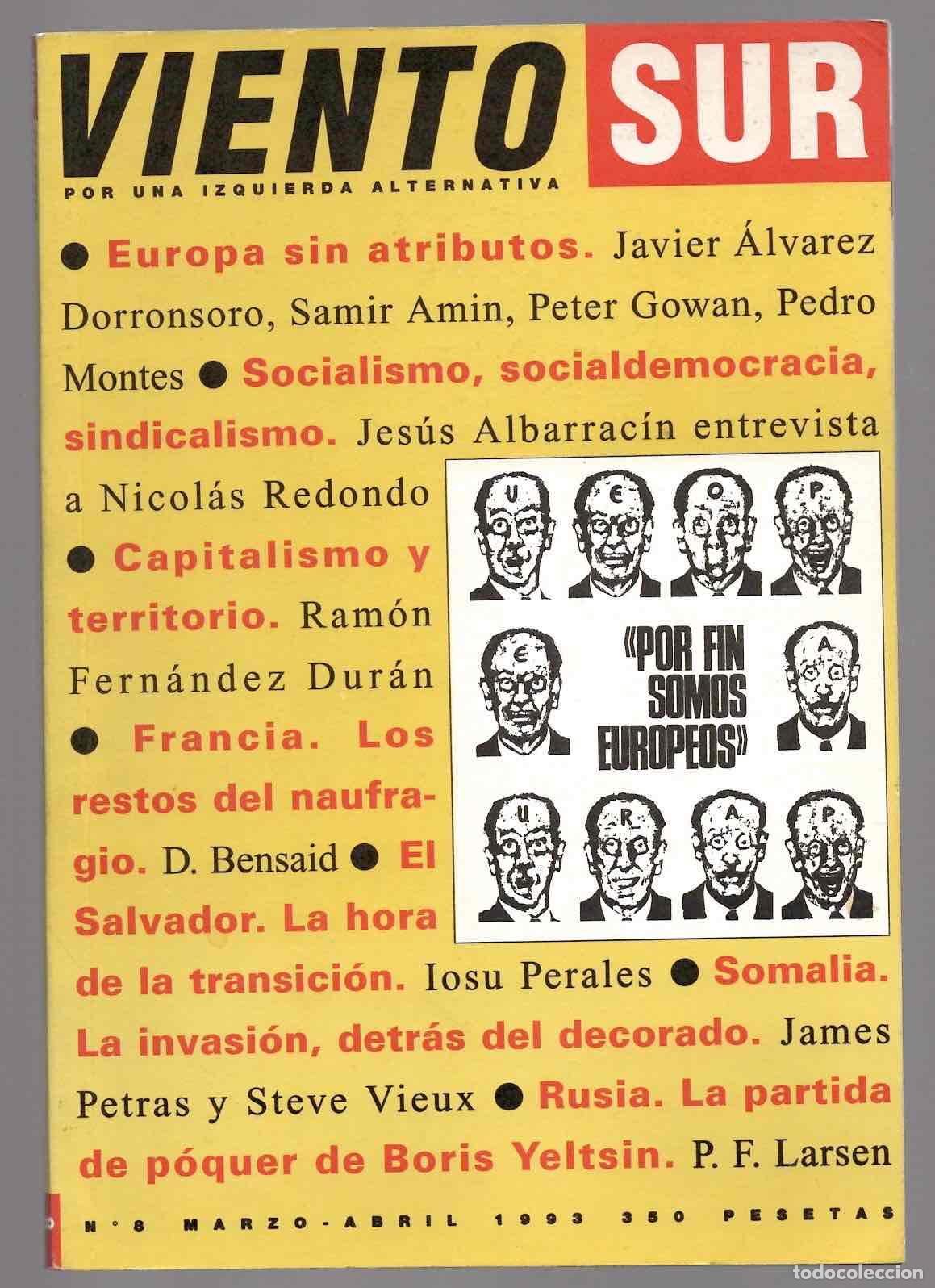 Coleccionismo de revistas y peri&oacute;dicos: VIENTO SUR POR UNA IZQUIERDA ALTERNATIVA N&ordm; 8 MARZO ABRIL 1993