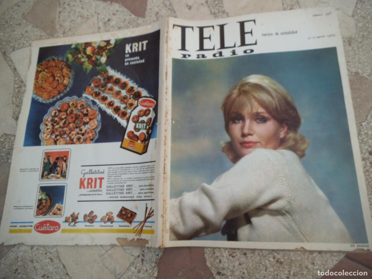 Coleccionismo de revistas y peri&oacute;dicos: tele radio n&ordm; 398, 1965, sofia loren, matias prats, pilar clemens, miguel de la cuadra salcedo,