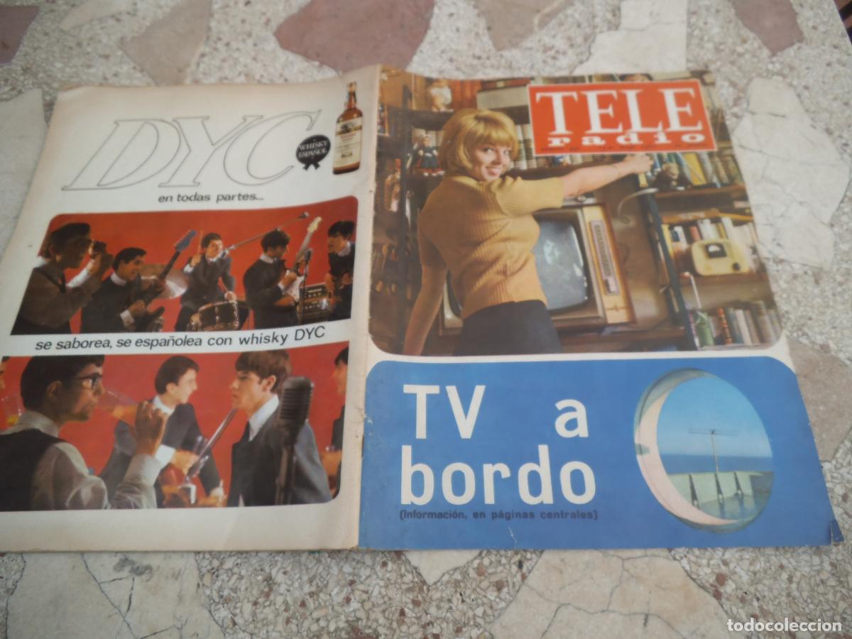 Coleccionismo de revistas y peri&oacute;dicos: tele radio n&ordm; 490, 1967, tv a bordo, james drury, rita pavone, tv estudio de cine, el gran duque gan
