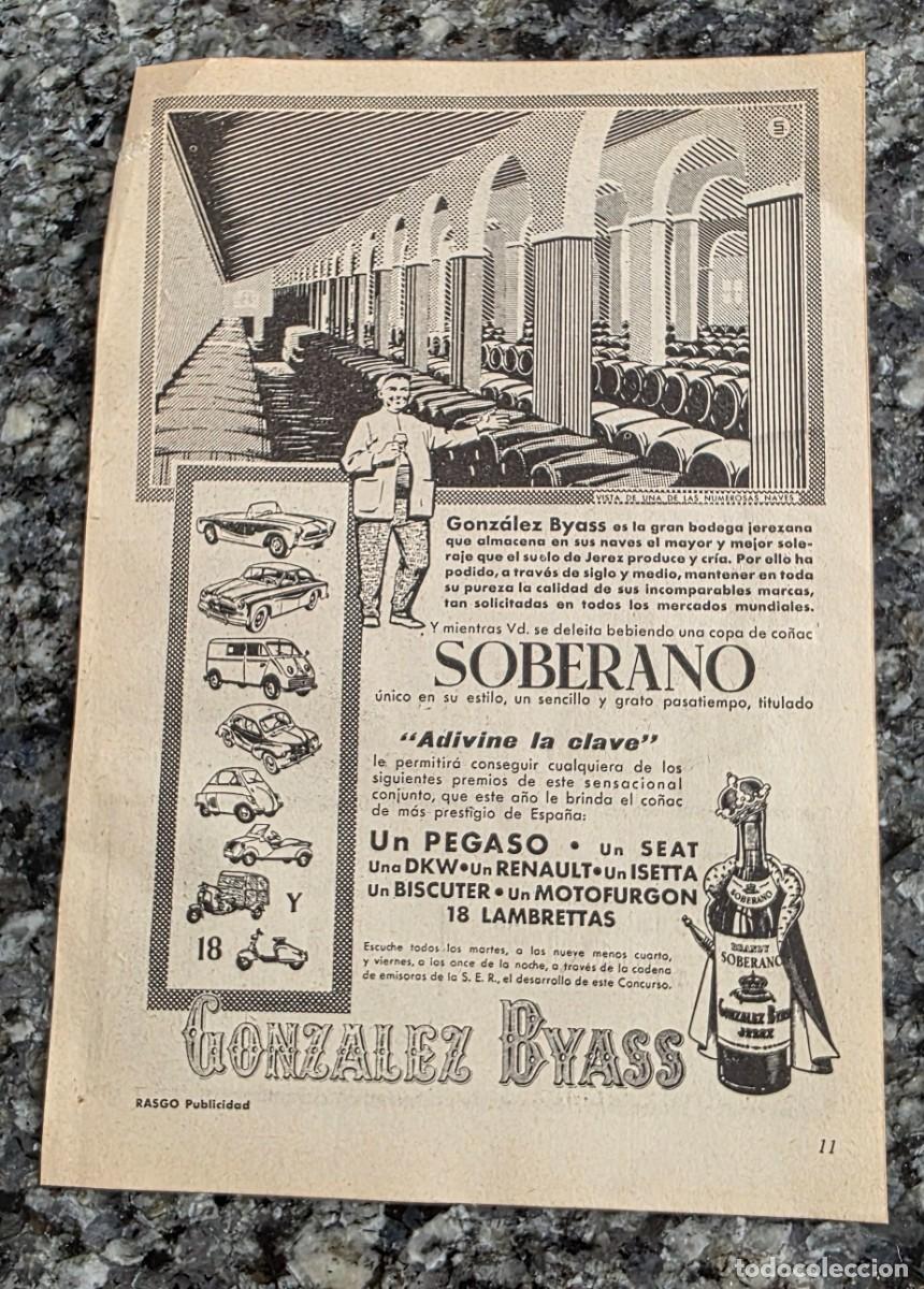Coleccionismo de revistas y peri&oacute;dicos: ANTIGUO ANUNCIO SOBERANO