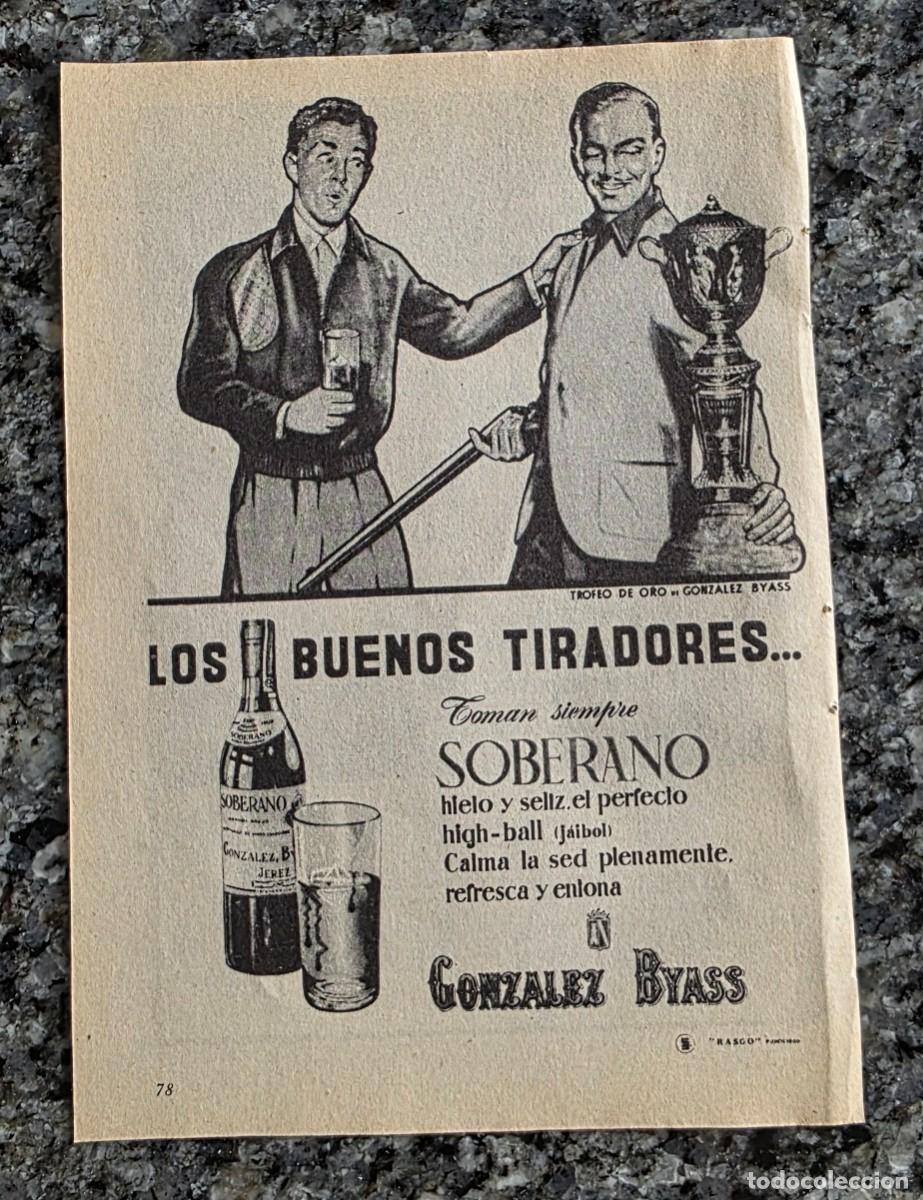 Coleccionismo de revistas y peri&oacute;dicos: ANTIGUO ANUNCIO SOBERANO