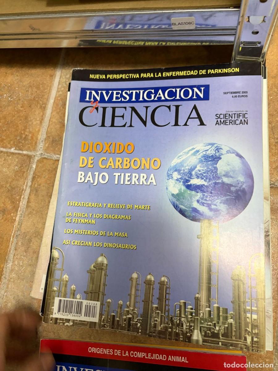 Coleccionismo de revistas y peri&oacute;dicos: BLAS108C REVISTA INVESTIGACION Y CIENCIA SEPTIEMBRE 2005 DIOXIDO DE CARBONO BAJO TIERRA