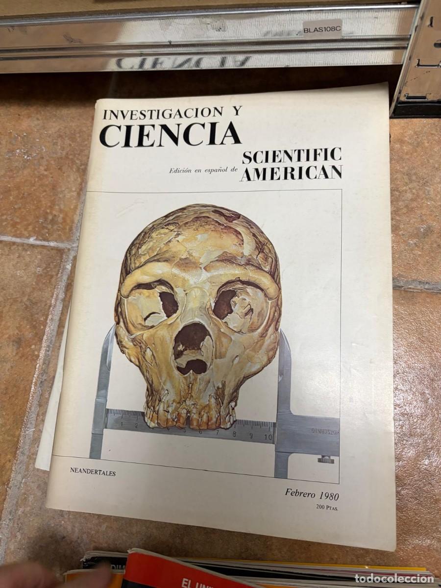 Coleccionismo de revistas y peri&oacute;dicos: BLAS108C REVISTA INVESTIGACION Y CIENCIA FEBRERO 1980 NEANDERTALES