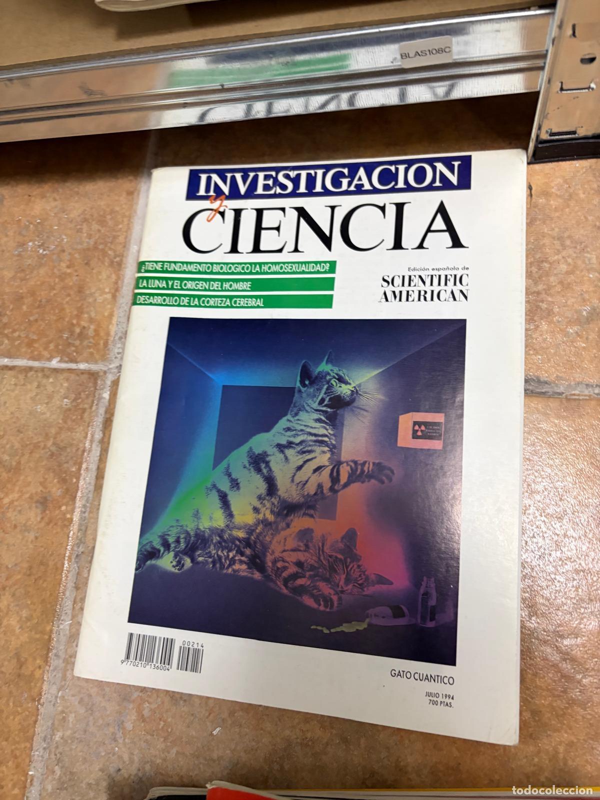 Coleccionismo de revistas y peri&oacute;dicos: BLAS108C Investigaci&oacute;n y Ciencia julio 1994 n.&ordm; 214 REVISTA