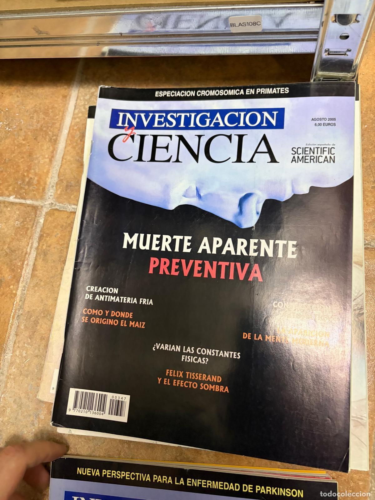Coleccionismo de revistas y peri&oacute;dicos: BLAS108C Investigaci&oacute;n y Ciencia agosto 2005 n.&ordm; 347 REVISTA