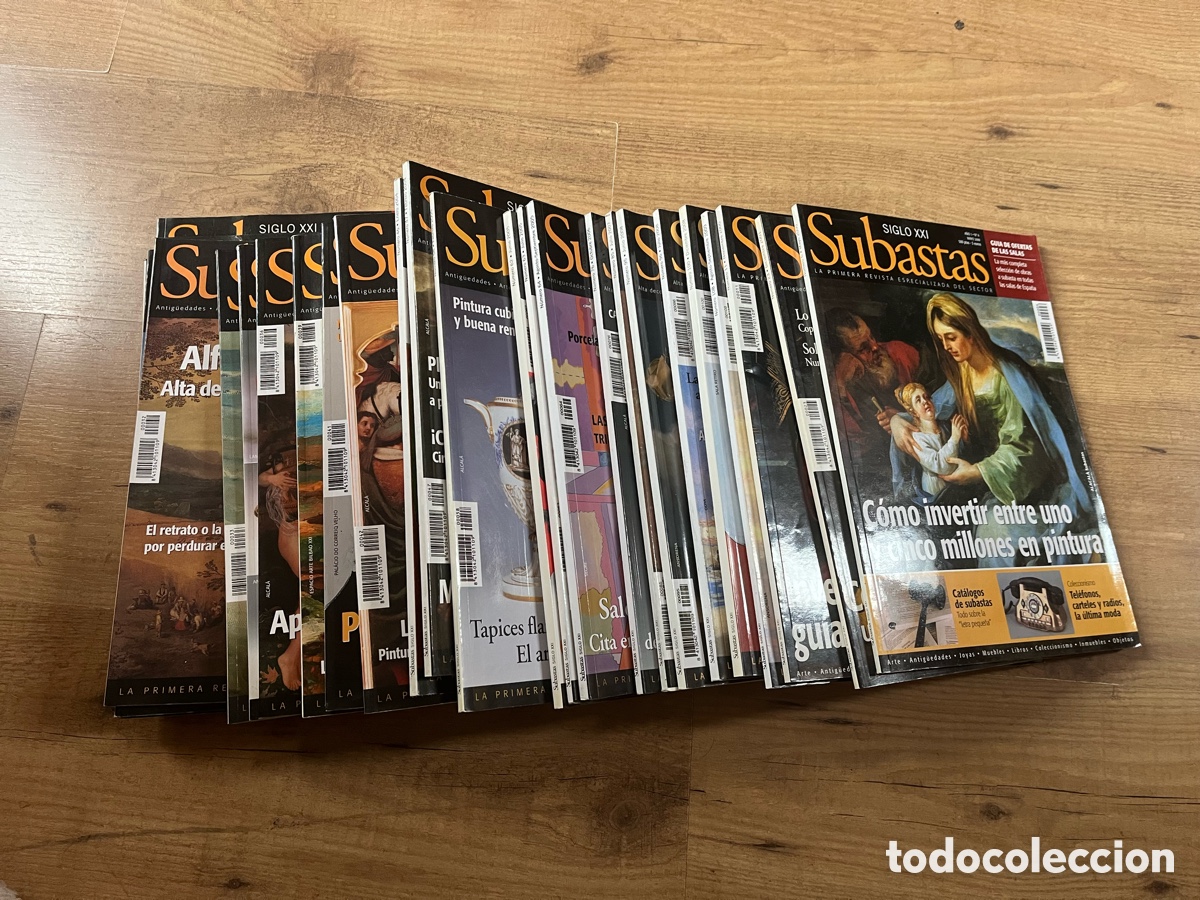 Coleccionismo de revistas y peri&oacute;dicos: REVISTAS SUBASTAS SIGLO XXI , 27 N&Uacute;MEROS