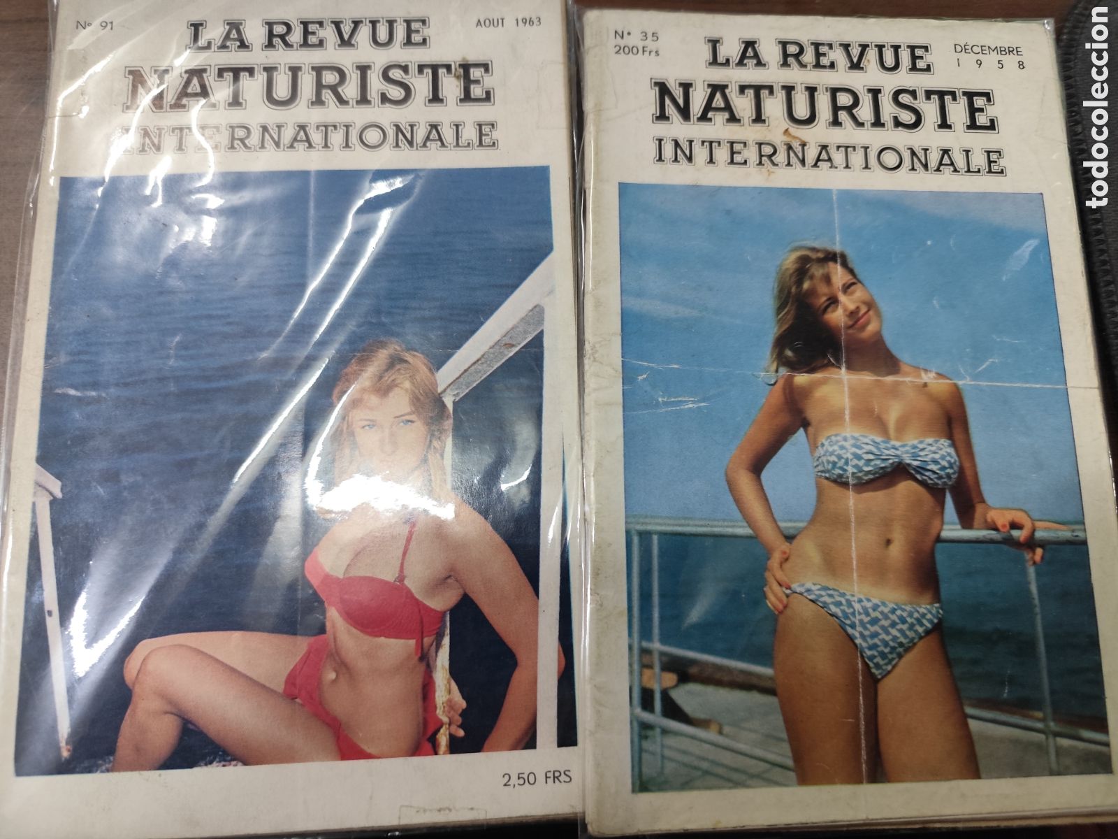 Coleccionismo de revistas y peri&oacute;dicos: Lote 3 ejemplares revista naturista francesa La revue naturiste internationale