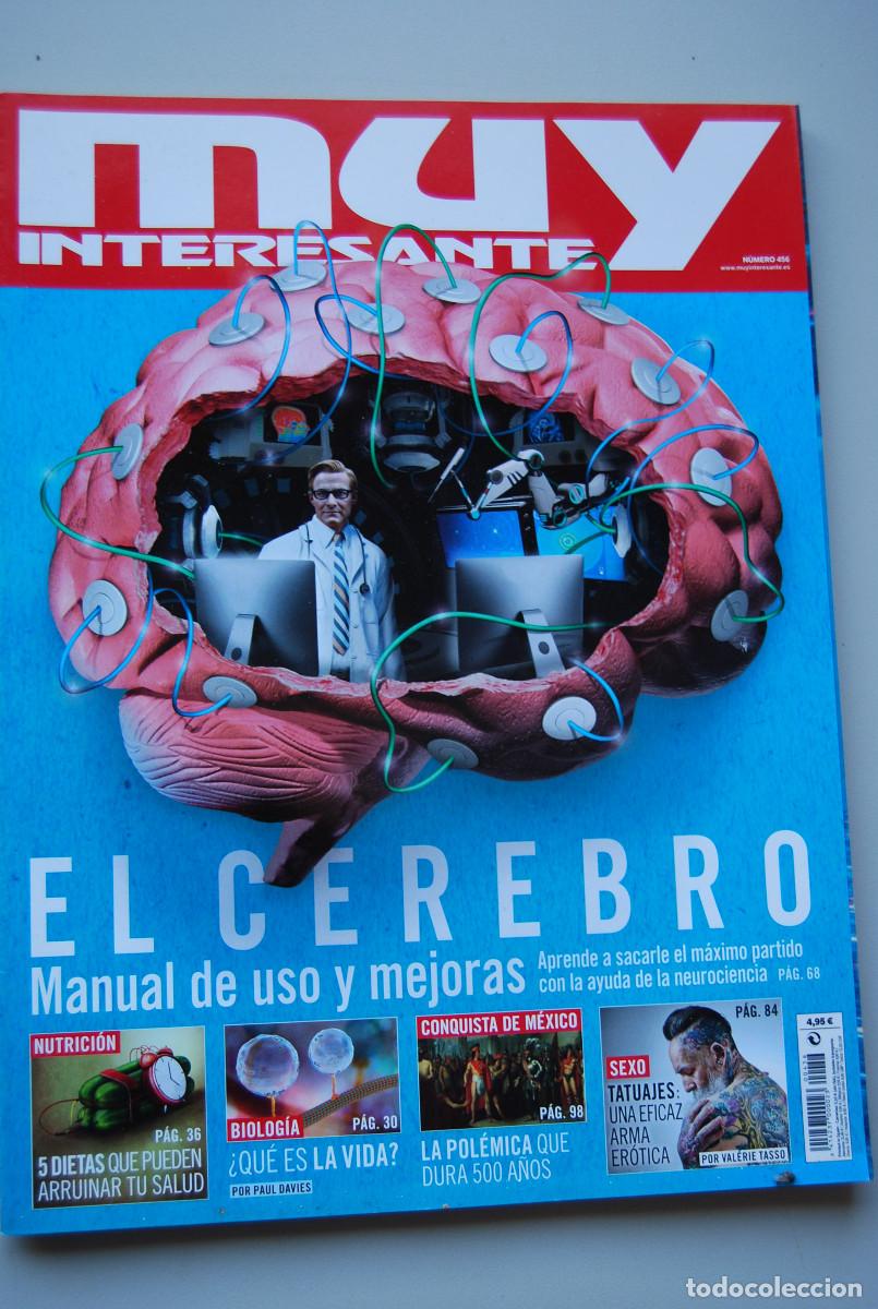 Coleccionismo de revistas y peri&oacute;dicos: MUY INTERESANTE.NUM.456- 2019 : EL CEREBRO-QUE ES LA VIDA?-TATUAJES-CONQUISTA DE M&Eacute;XICO