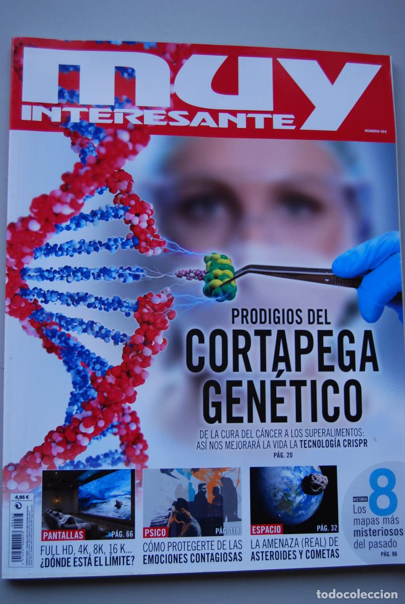 Coleccionismo de revistas y peri&oacute;dicos: MUY INTERESANTE.NUM.464- 2020 : CORTAPEGA GEN&Eacute;TICO-EMOCIONES CONTAGIOSAS-ASTEROIDES Y COMETAS- 4K,8K