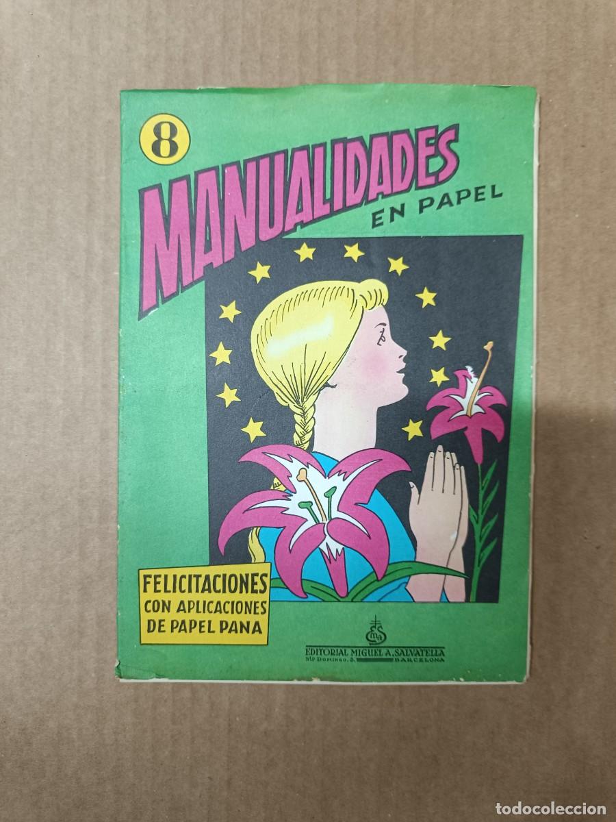 Coleccionismo de revistas y peri&oacute;dicos: ANTIGUA REVISTA MANUALIDADES EN PAPEL, 1964, ED. SALVATELLA -P31