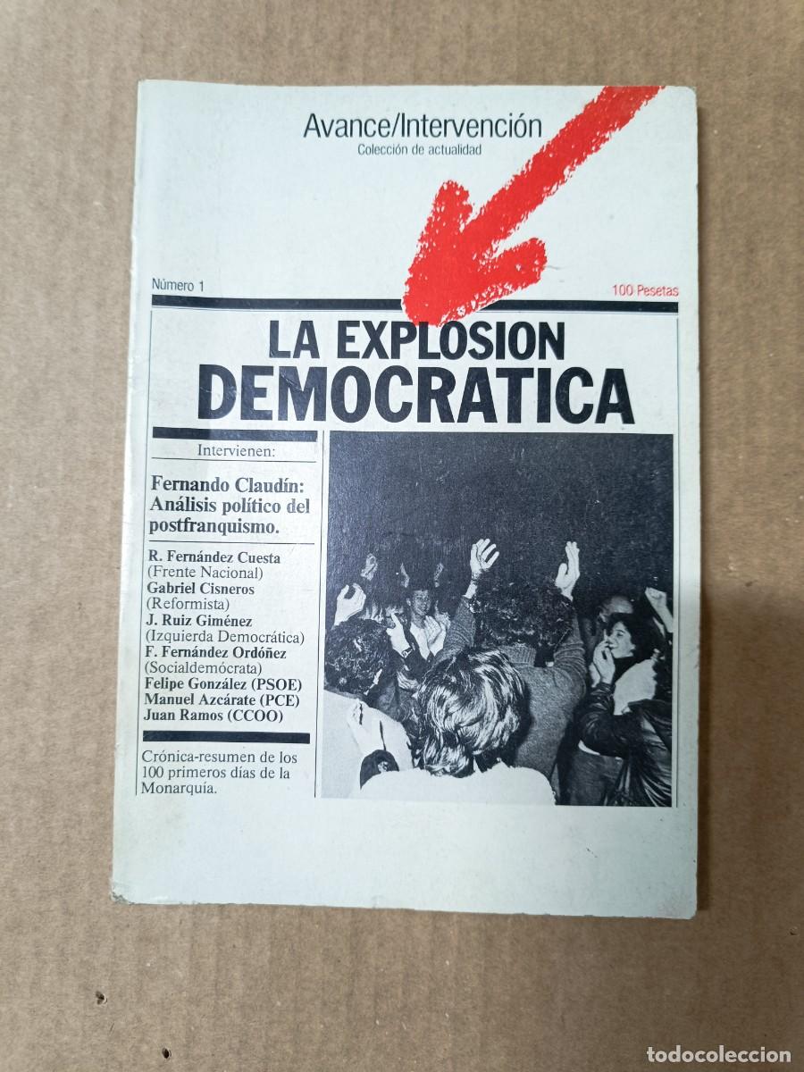 Coleccionismo de revistas y peri&oacute;dicos: ANTIGUA REVISTA AVANCE / INTERVENCION, NO. 1, 1976, EXPLOSION DEMOCRATICA, TRANSICION POLITICA -P31