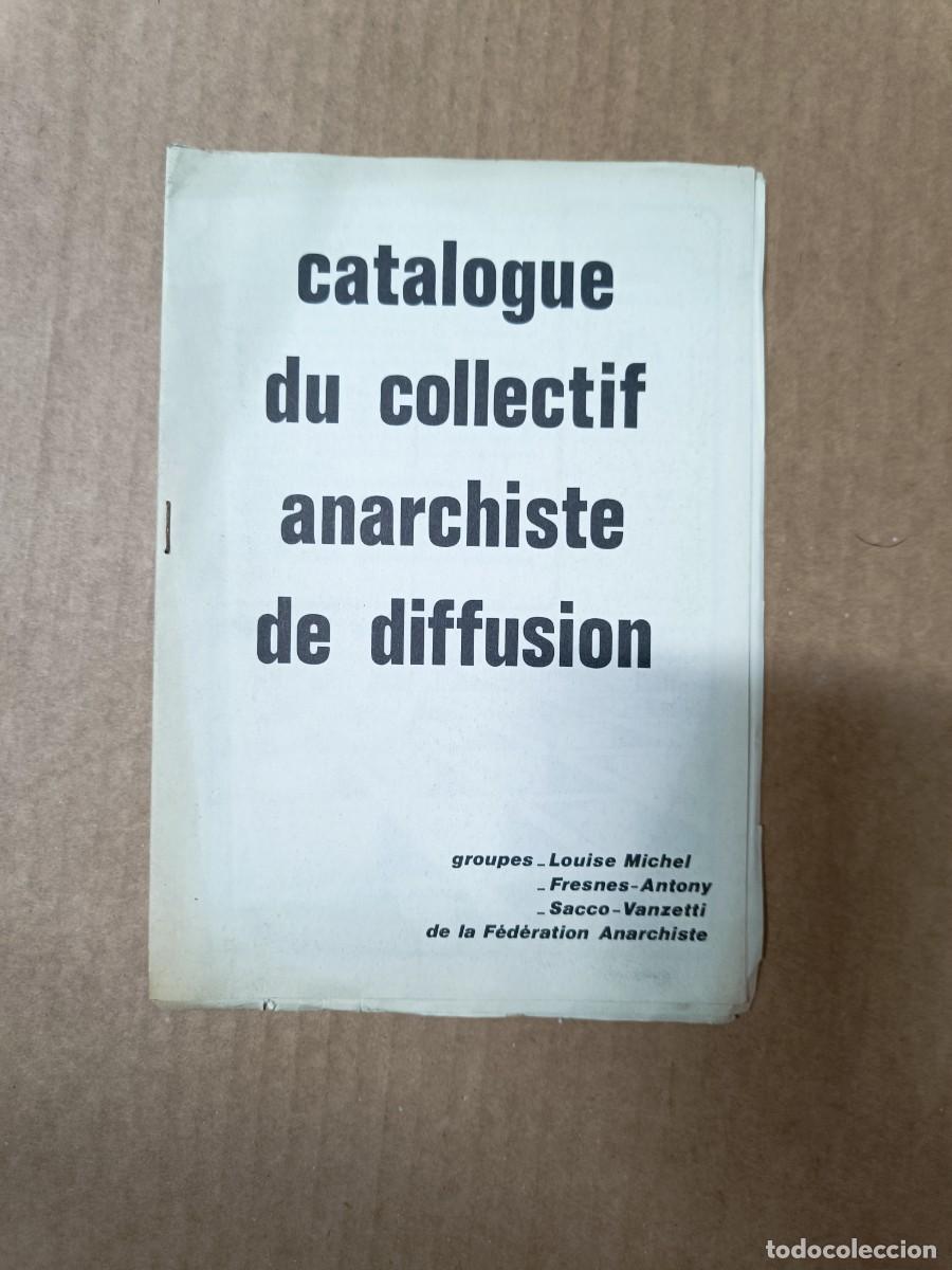 Coleccionismo de revistas y peri&oacute;dicos: ANTIGUO CATALOGO FRANCES REVISTAS Y LIBROS ANARQUISTAS, CATALOGUE COLLECTIF ANARCHISTE DIFFUSION P31