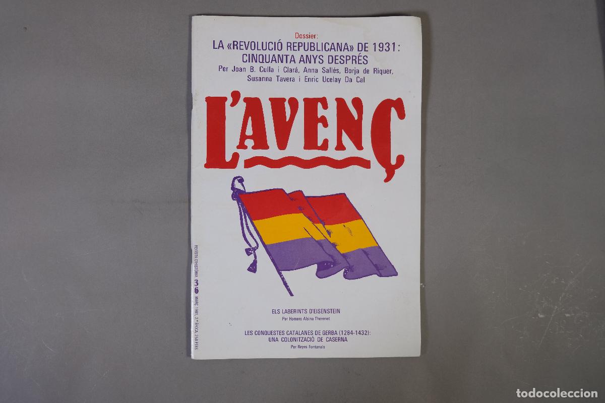 Coleccionismo de revistas y peri&oacute;dicos: L'Aven&ccedil;. Revista d'Hist&ograve;ria. N&ordm; 36, mar&ccedil; - L'Aven&ccedil;, 1981.