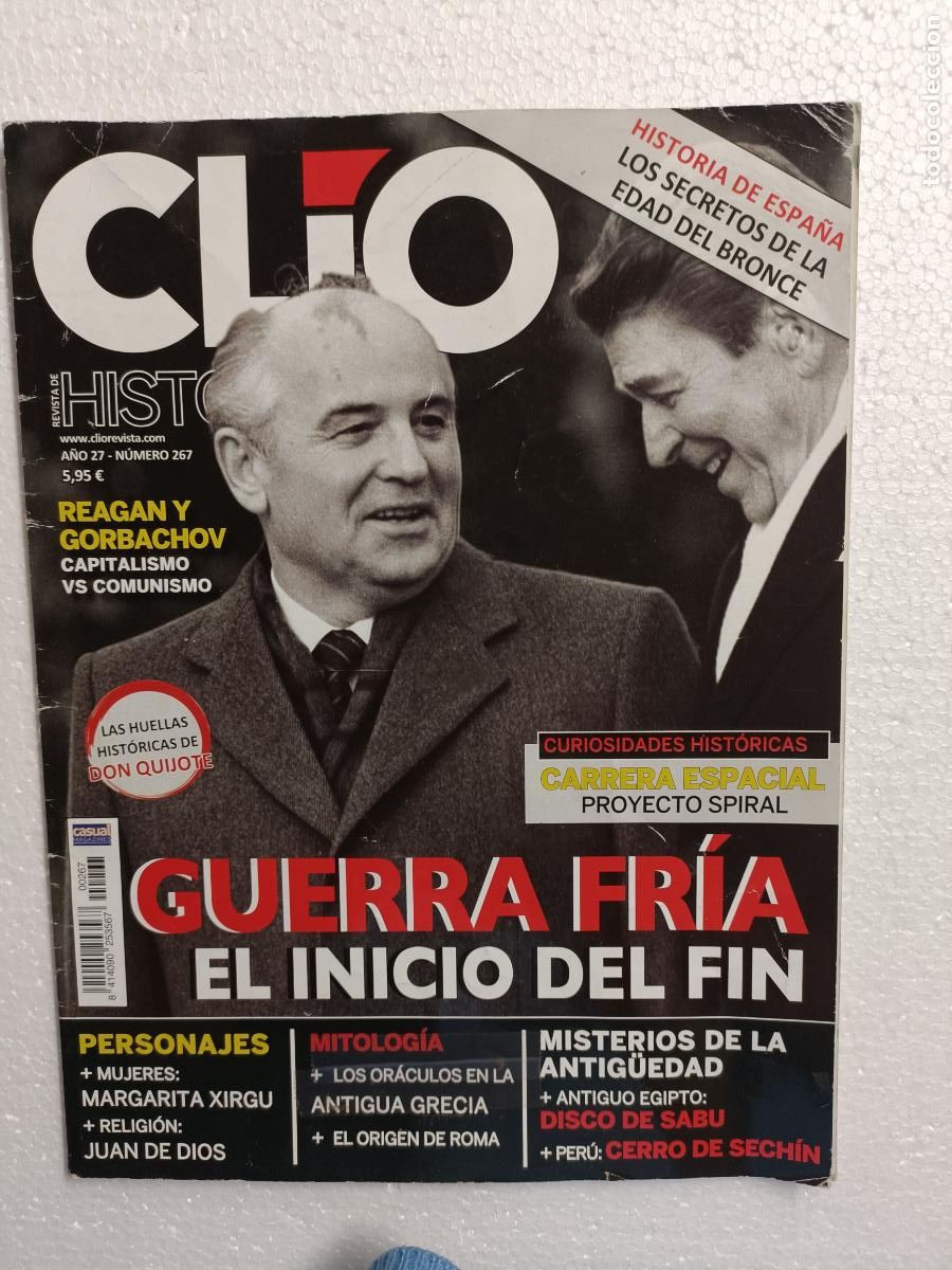Coleccionismo de revistas y peri&oacute;dicos: CLIO 267. MARGARITA XIRGU Y LORCA. CARRERA ESPACIAL, PROYECTO SPIRAL. LOS ORACULOS EN ANTIGUA GRECIA
