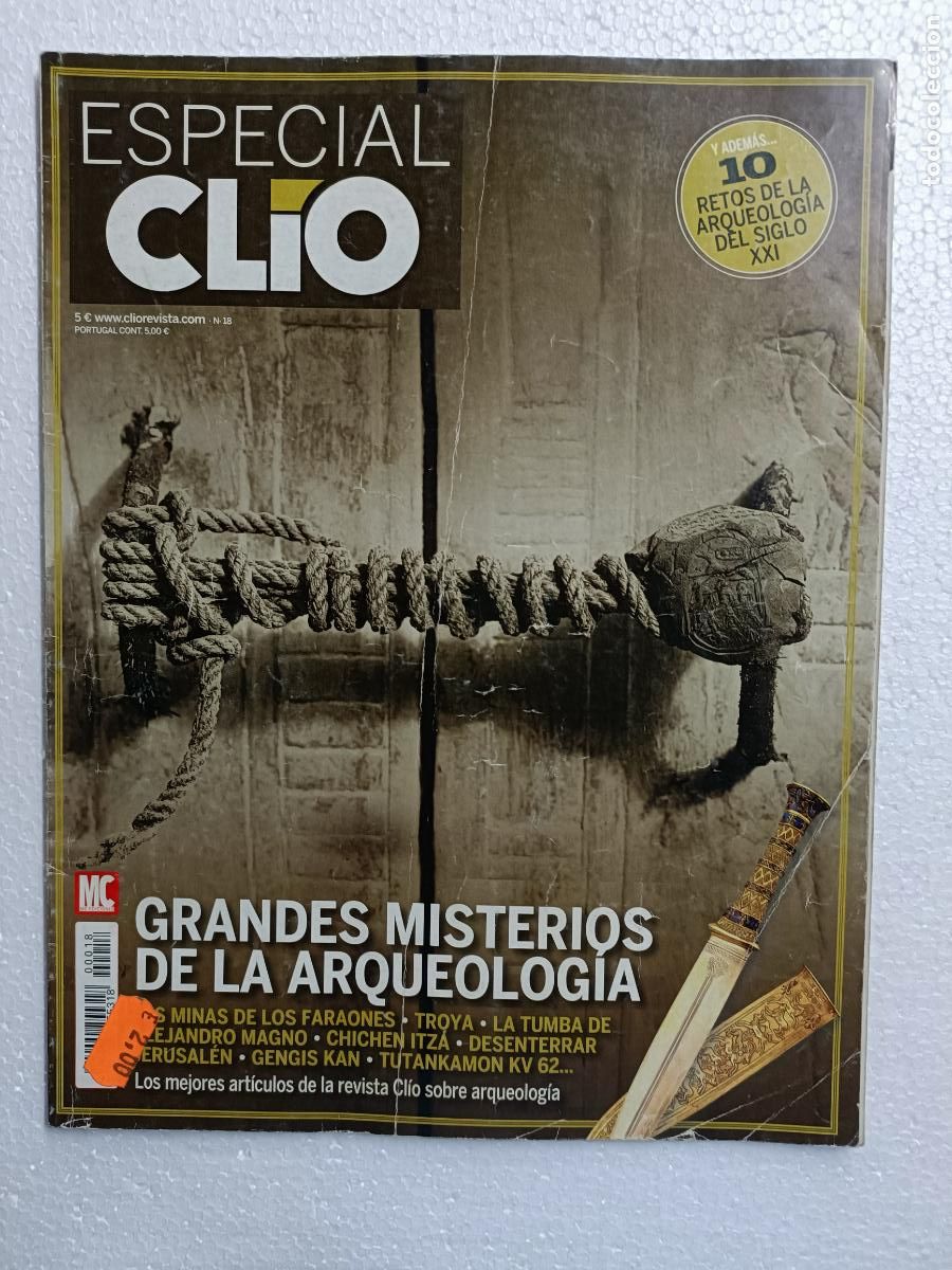 Coleccionismo de revistas y peri&oacute;dicos: ESPECIAL CLIO, GRANDES MISTERIOS DE LA ARQUEOLOG&Iacute;A. LAS MINAS DE LOS FARAONES. TROYA. LA TUMBA DE AL