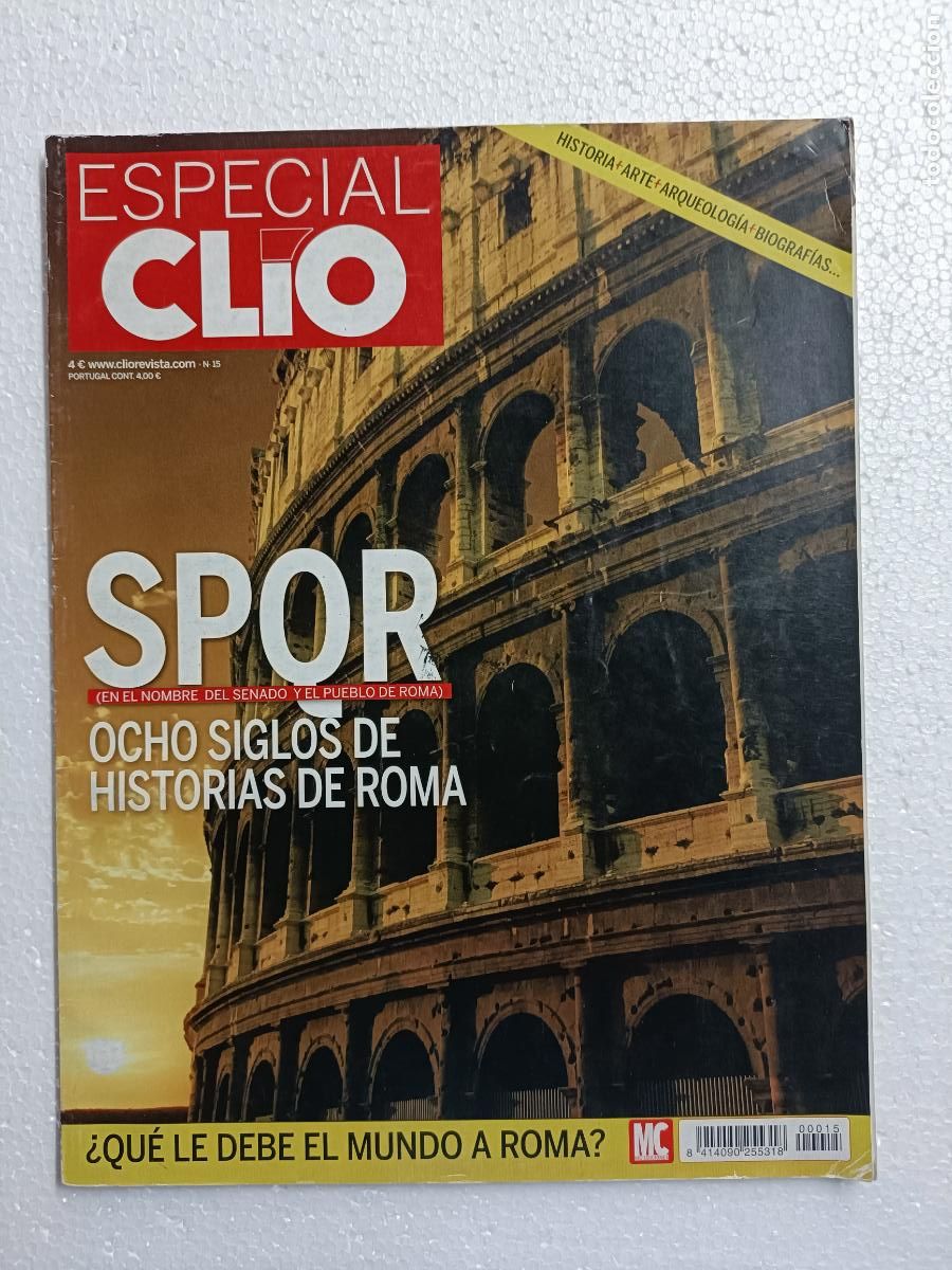 Coleccionismo de revistas y peri&oacute;dicos: ESPECIAL CLIO 15. SPOR, OCHO SIGLOS DE HISTORIAS DE ROMA
