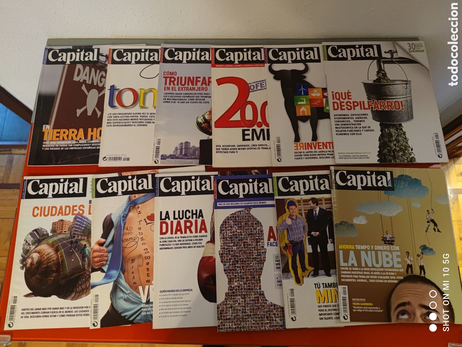 Coleccionismo de revistas y peri&oacute;dicos: Lote A&ntilde;o 2011 completo-Revista CAPITAL(12 n&uacute;meros correlativos)-Muy buen estado