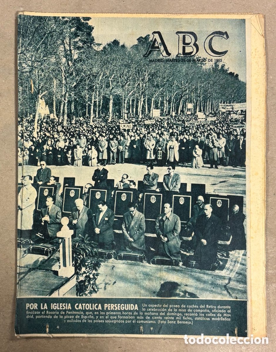 Coleccionismo de revistas y peri&oacute;dicos: ABC (2 FEBRERO 1955) ENTREGA PREMIOS CINE DEL SINDICATO NACIONAL ESPECT&Aacute;CULO, NURIA CAMPE&Oacute;N HOCKEY