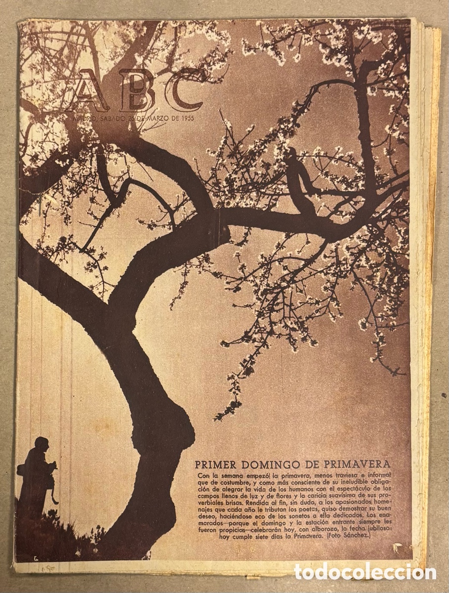 Coleccionismo de revistas y peri&oacute;dicos: ABC (26 MARZO 1959) PRIMAVERA, YUSTE SIERRA GREDOS, EL SELLA UN R&Iacute;O CON SALMONES,&hellip;